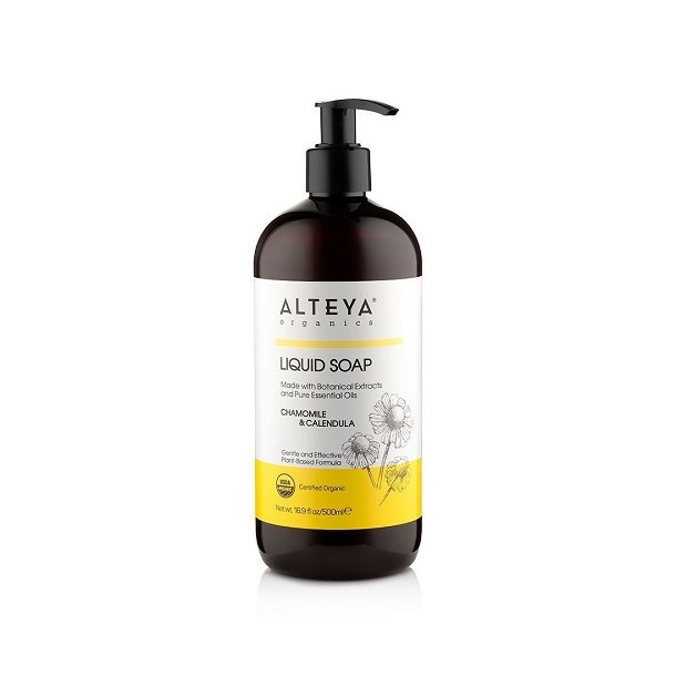 Alteya Organics - Økologisk Flydende Sæbe - Chamomile & Calendula (500ml)