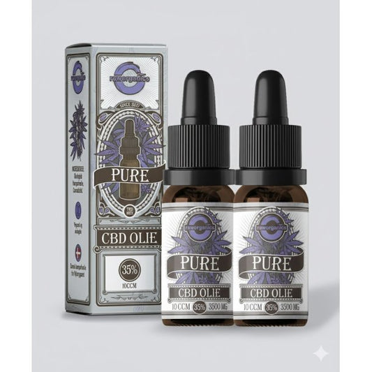 2 stk. Dansk Raw Organics CBD Olie 35% uden THC